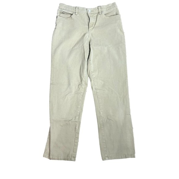 Gloria Vanderbilt Womens Beige Amanda Jeans Size 8 Stretch Straight Leg - Picture 7 of 7